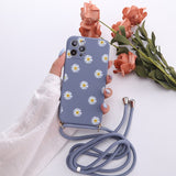 Lanyard flower iPhone case