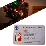 Creative Santa Flying License
