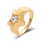 Ladies Irregular Love Ring
