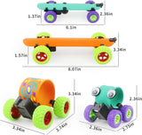 Children's double-sided toy car