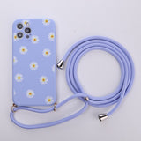 Lanyard flower iPhone case