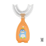 Children U-shaped silicone toothbrush