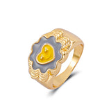 Ladies Irregular Love Ring