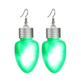 Christmas LED luminous earrings