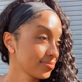 Non-perforated false nose ring