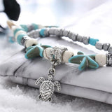 Women's beaded anklet