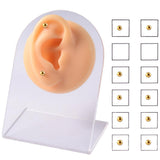 Magnet ear studs and nose studs