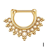 Skull stainless steel nose ring