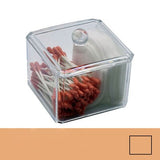 Opbergdoos van transparant wattenstaafje