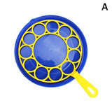 Outdoor bubble blowing tray