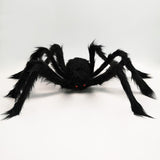 Halloween giant black spider