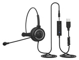 Headset with microphone