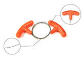 Manual wire rope saw