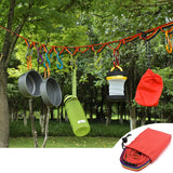 Camping tent lanyard