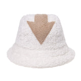 Lamb wool fisherman hat