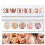 5 colors palette cosmetics