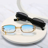 Retro metal ring sunglasses