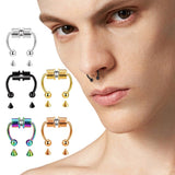 New fake perforated nose ring