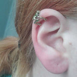 Animal ear clip earrings