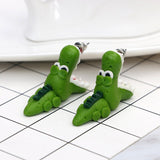 New dinosaur earrings