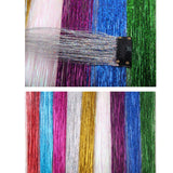 Ladies Shiny Hair Metal Wire