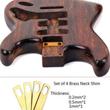 4-Piece Guitar Jack Neck Plate