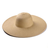 Summer plain straw hat ladies
