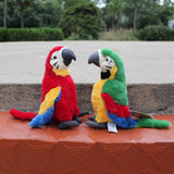 Simulation plush parrot bird