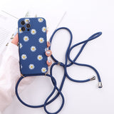 Lanyard flower iPhone case