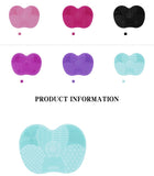 Silicone cosmetic cleaning pad