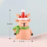 Christmas snowman viewing snow pot