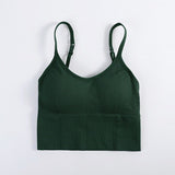 Seamless sports bra