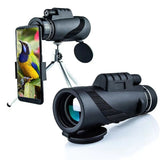 Monocular mobile phone zoom lens