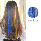 Ladies Shiny Hair Metal Wire