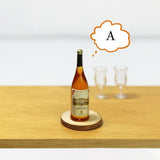 Doll house 1/12 scale wine bottle food
