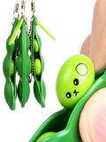 New transparent pea keychain