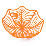 Black spider web fruit plate