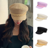 British chain navy hat