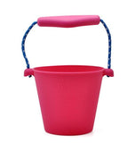 Foldable silicone beach bucket