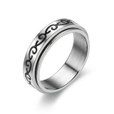 Titanium steel rotating ring