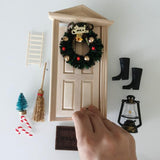 Minihuis Kerstset met Deur