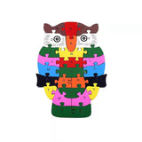 Children's wooden puzzle toy