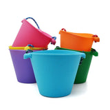 Foldable silicone beach bucket
