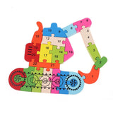 Wooden jigsaw puzzle