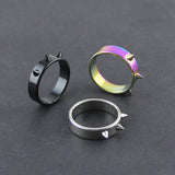 Self-defense wolf ring