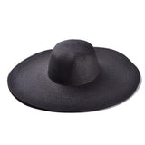 Summer plain straw hat ladies