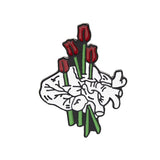 Personalized enamel brooch