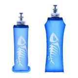 Hiking silicone water bottle