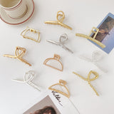 Hollow metal hair claw