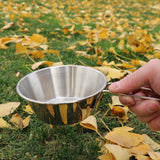 Outdoor folding bowl
